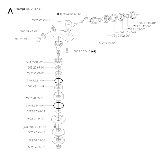 Husqvarna Motorsensen/Freischneider 20053600001 240R