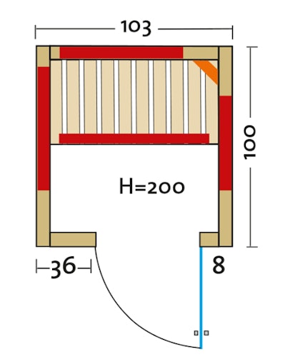 Infraworld Infrarotkabine Vario Natura 103 inkl. 5-teiligem gratis Zubehörset