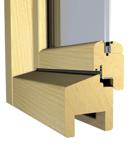 Infraworld Fenster, 78 x 83 cm, Drehkippbeschlag, "Standard"