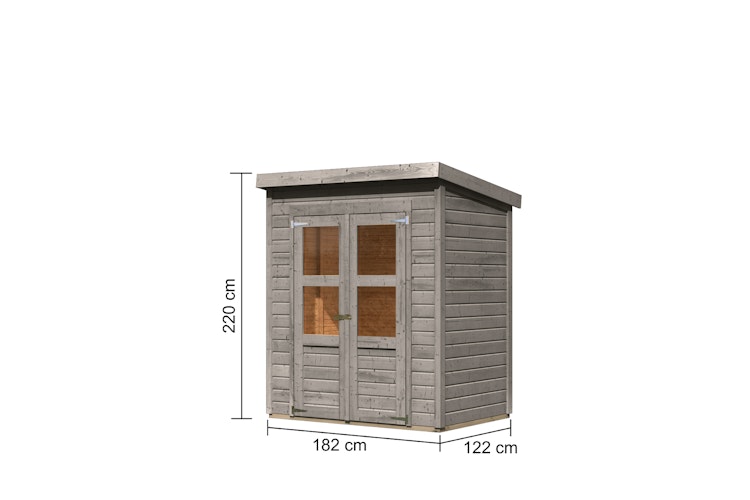 Karibu Gartenhaus Amrum (Merseburg) 1/2 - 14 mm inkl. gratis Expressversand