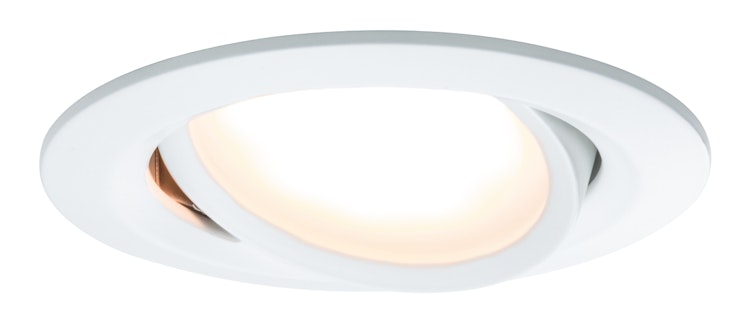 Paulmann Einbauleuchte Smart Coin LED 3x2 W Set mit Farblichtsteuerung, Dimm- und Schwenkfunktion