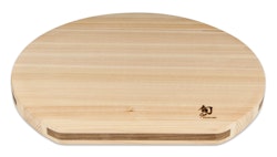 KAI SHUN Schneidebrett Wendebrett Hinoki D-Type (rückseitig mit Saftrinne)