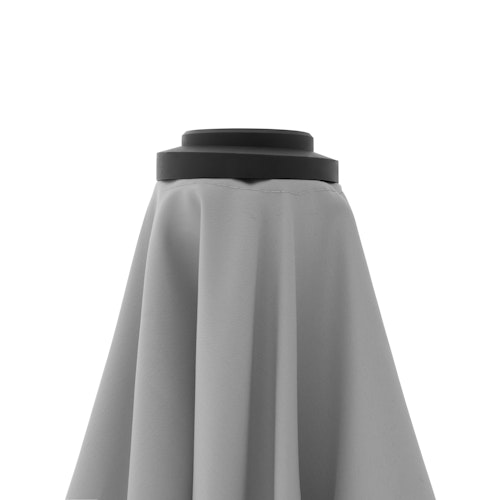 doppler Mittelmastschirm LIFE 250 x 200 Lift, Aluminium Anthrazit / 100 % Polyester 180 g/m²