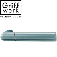 GRIFFWERK Griffpaar für Schlosskasten MONICA-Perla Silbermatt