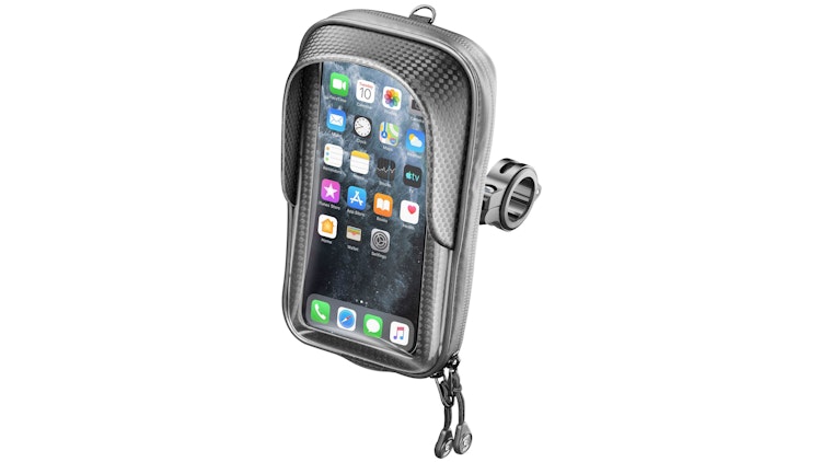 Interphone Handyhalter Universal Zip Case, Innenmaße 180 x 100 mm, für Geräte bis 6, 7" Sonnenblende