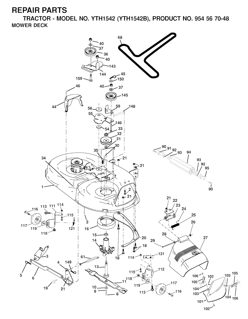 Explosionszeichnung Ersatzteile