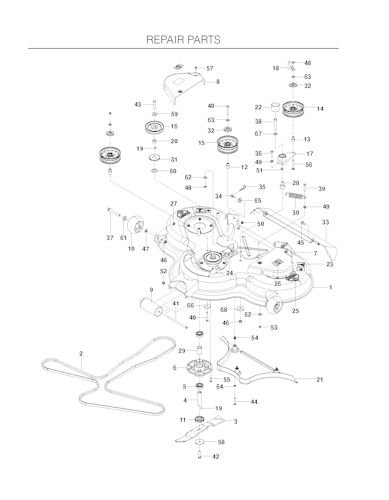Husqvarna Nullwendekreismäher kommerzielle Nutzung 966659901 Mähdeck