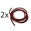 Vorschaubild Silikonkabelset (2 x 6,5 Meter) für den Anschluss von Karibu/Weka 4,5 + 7,5 + 9 kW Öfen (finnisch) mit externer Steuerung