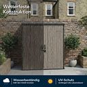 Vorschaubild Suncast Kunststoff-Geräteschrank Modern  (klein) - stahlverstärkt