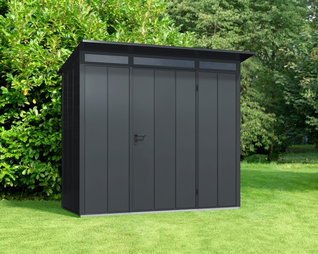 Hörmann Metall-Gerätehaus EcoStar Premiumline mit Pultdach