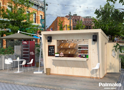 Palmako Marktstand Kira 7,7 m² - 16 mm