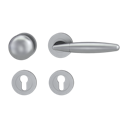 Vorschaubild Griffwerk Wechselgarnitur VIOLA R 21 Perla Silbermatt - Auslaufartikel
