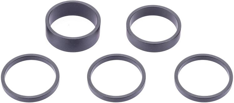 CONTEC Spacer-Set Spaler 1,5 Zoll schwarz schwarz matt