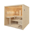 Vorschaubild Infraworld Sauna Solido Glas Complete 212 - 40 mm Multifunktionssauna inkl. 5-teiligem gratis Zubehörset