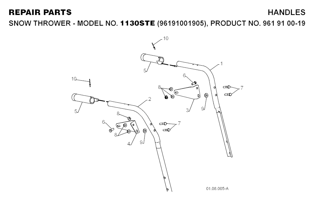 Explosionszeichnung Ersatzteile