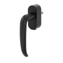 Vorschaubild Griffwerk Fenstergriff VAYA 194 ALDA Graphitschwarz R 7x40