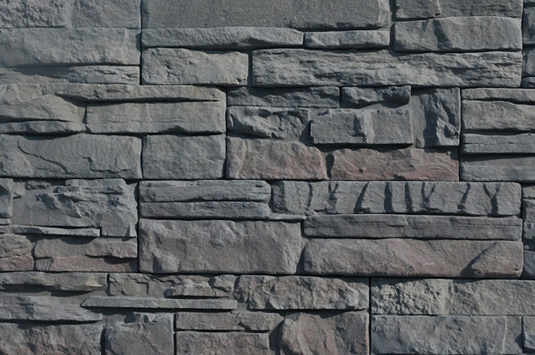 HANDMUSTER DE RYCK Eck- und Steinriemchen - Atlas  Anthrazit nuanciert