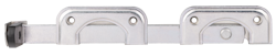 Alberts® Doppeltorüberwurf,für schmale Rahmenhölzer, galvanisch verzinkt dickschichtpassiviert, Gesamtlänge 335mm 209803