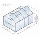 Vorschaubild KGT Gewächshaus Lilie Typ IV