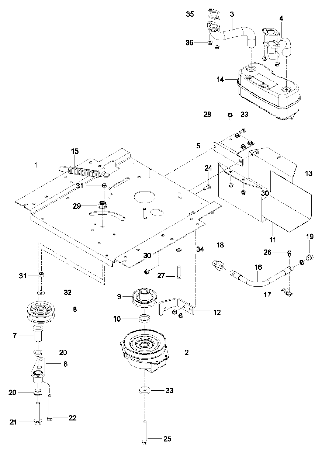 Explosionszeichnung Ersatzteile