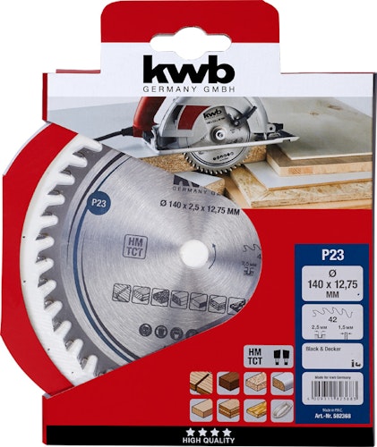 kwb Sägebl HM Fein 140x12,75 Z42 582368