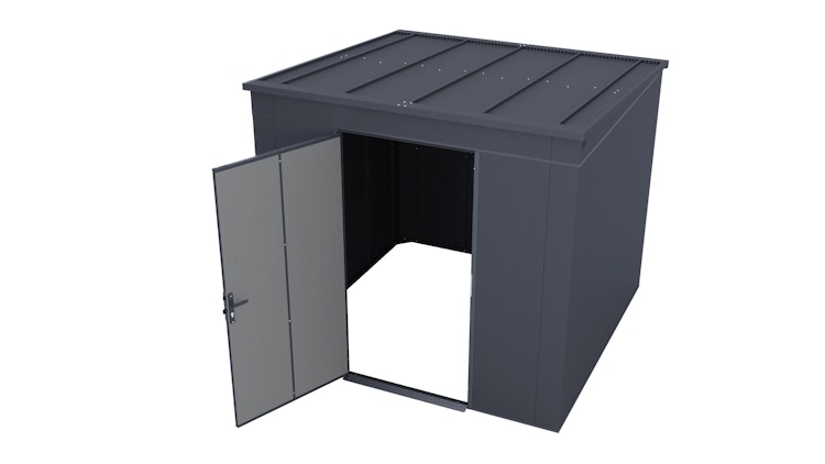 Weka Metall-Gerätehaus Gary 1-9