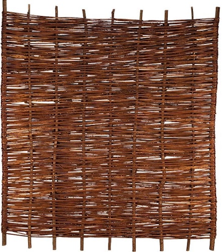 T&J ASO Weidengeflechtzaun auf Haselnußruten