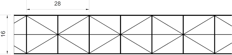T&J TEJEPOLY FACHWERK Stegfünffachplatte Glasklar