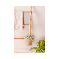 Wikholm form Design Hängetopf aus Jute in natur 17 x 17 cm