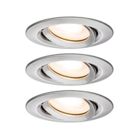 Paulmann Einbauleuchte Premium Set Nova LED GU10 7W eisen/metall (3 St.)