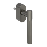 Griffwerk Fenstergriff VAYA 136 ARIS Kaschmirgrau L 7x40