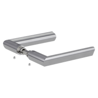 GRIFFWERK Griffpaar für Schlosskasten TRI 134 in Edelstahl matt