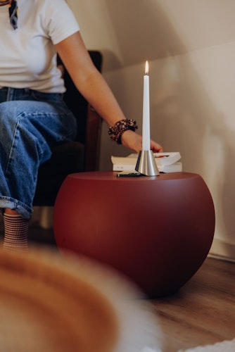 höfats Kerzenhalter Digi Detox silber