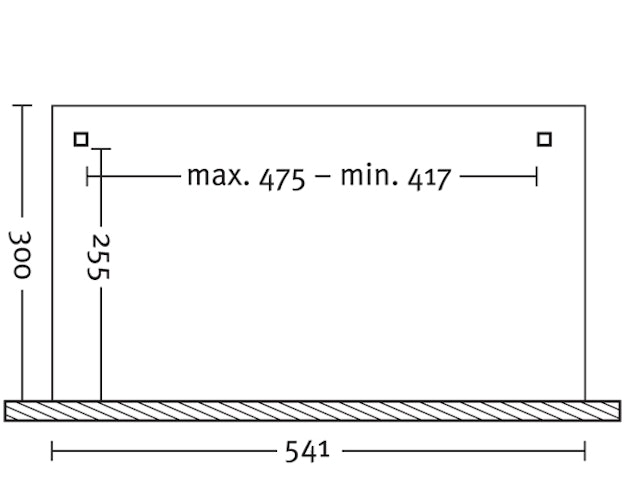 Skan Holz Terrassendach Ancona Leimholz o. Mittelpfosten 541 cm