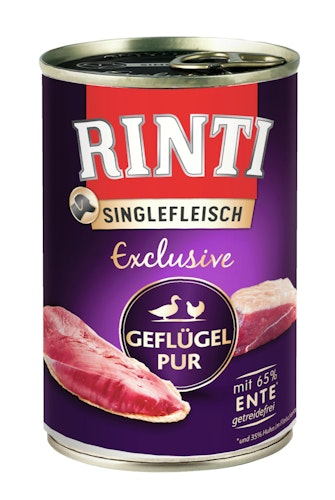 RINTI Singlefleisch 400g Dose Hundenassfutter