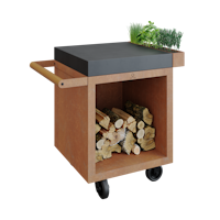 OFYR Mise en Place Table Corten 65 PRO Keramik Dunkelgrau