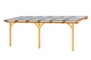 Vorschaubild Skan Holz Terrassenüberdachung Rimini Douglasie mit Mittelpfosten Breite 648 cm
