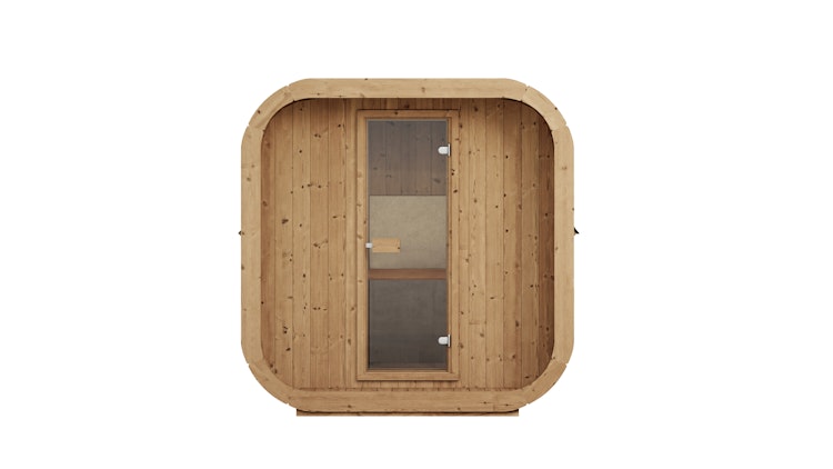 Weka Design Saunahaus Laadi 2 mit Thermoholz - 28/42 mm
