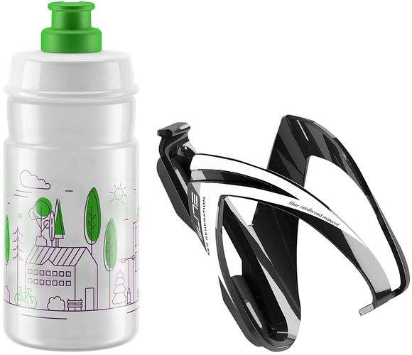 Elite Trinkflasche Kit Ceo 350 ml schwarz