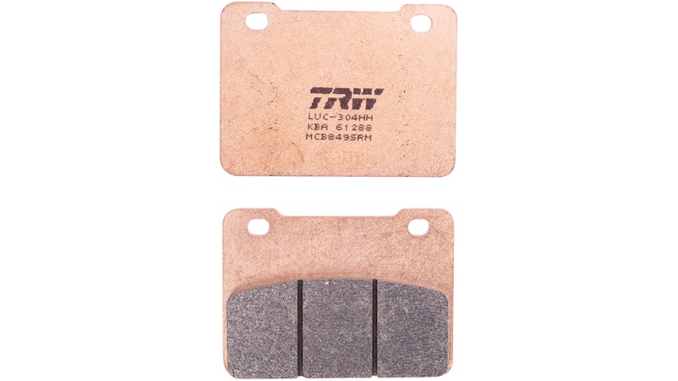 TRW Bremsbelag Typ SRM Sintermetall mit ABE, Bremsbelag "MCB 849" Satz
