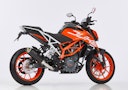 Vorschaubild SHARK SLIP-ON Aluminium eloxiert schwarz SRC 4 für KTM 125 Duke,250 Duke,390 Duke,RC 125,RC 390 EURO4  