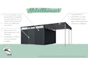 Vorschaubild Karibu Metall Gartenhaus Osten (Østen) inkl. gratis Metallbox im Wert von 349,99 €