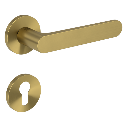 Griffwerk VAYA 291 AVUS fast2fix Fast2Fix Rosetten rund Profilzylinder Gold matt