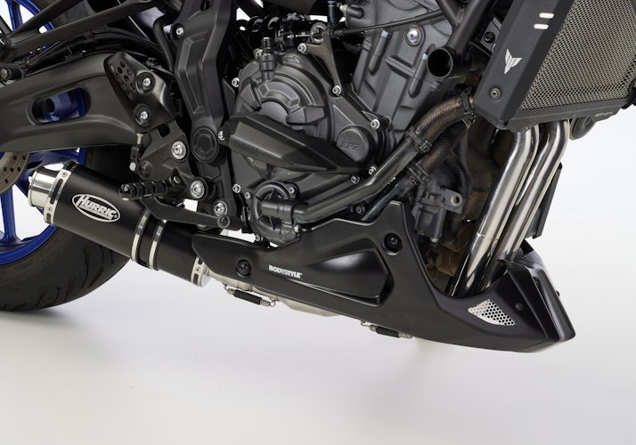 BODYSTYLE Sportsline Bugspoiler ABS Kunststoff schwarz für YAMAHA MT-07, MT-07 Automatik (Y-AMT), XSR700 / XTribute / Legacy