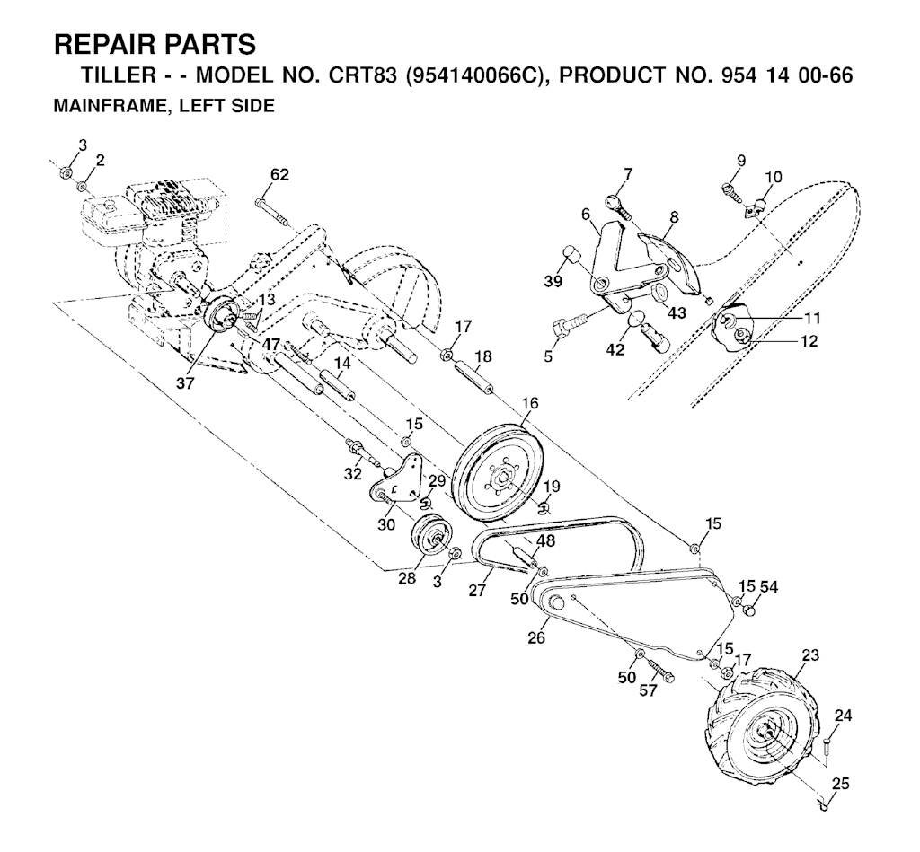 Explosionszeichnung Ersatzteile