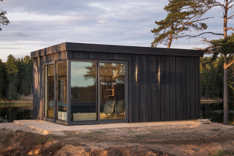 Wolff Finnhaus Design-Gartenhaus Winje 6634 isolierverglast - 94 mm  