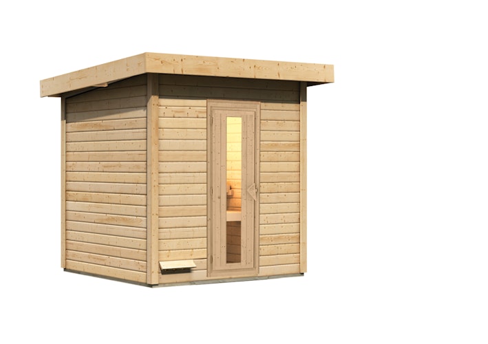 Karibu Gartensauna Saunahaus Hytti 2 inkl. gratis Sauna-Zubehörset im Wert von 234,94 €