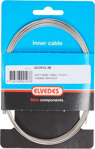 Elvedes Schaltzug 19 strands 3000 mm silber