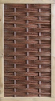 T&J LABO-3D Weidengeflechtzaun 94x180 geschlossen