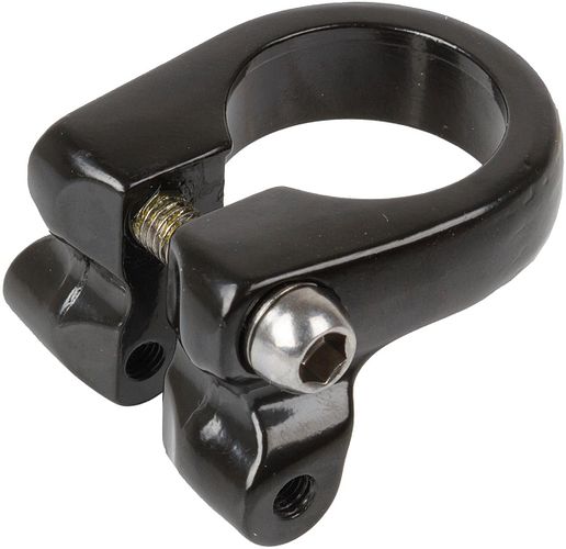M-Wave Sattelklemmschelle 34,9 mm schwarz